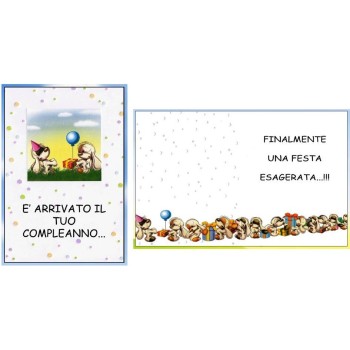 Biglietto auguri maxi Mylo and Friends - Compleanno