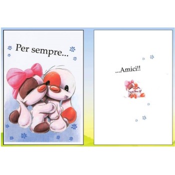 Biglietto auguri maxi Mylo and Friends - Amicizia