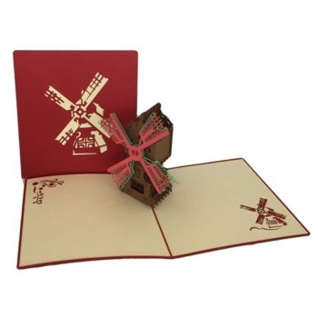 Biglietto auguri Origami - Mulino