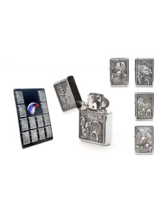 Accendino tipo zippo metal "Bikers"