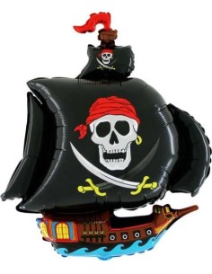 Palloncino mylar sagomato Nave Pirati