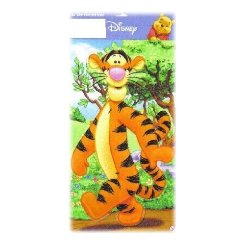 Stickers 3D rilievo fosforescente maxi Tigro...