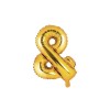Palloncino mylar "&" Cm. 35 - Gold