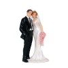 Cake topper resina sposi "Giusi 1" Cm. 16