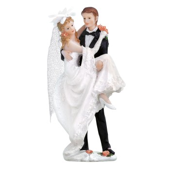 Cake topper resina sposi "Prestige 1" Cm. 23