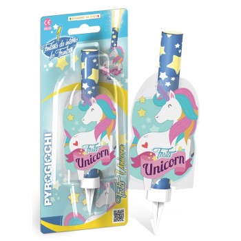 Candelina flumbè - Unicorno