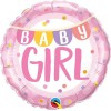 Palloncino mylar 18" Cm. 45 Baby Girl Qualatex