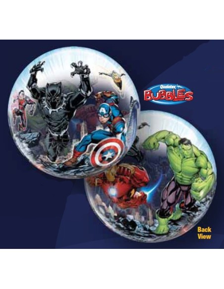 Palloncino Bubble 22" Cm. 56 Qualatex - Avengers