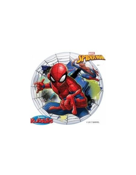 Palloncino Bubble 22" Cm. 56 Qualatex - Spiderman