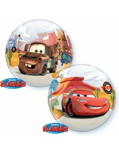 Palloncino Bubble 22" Cm. 56 Qualatex - Cars