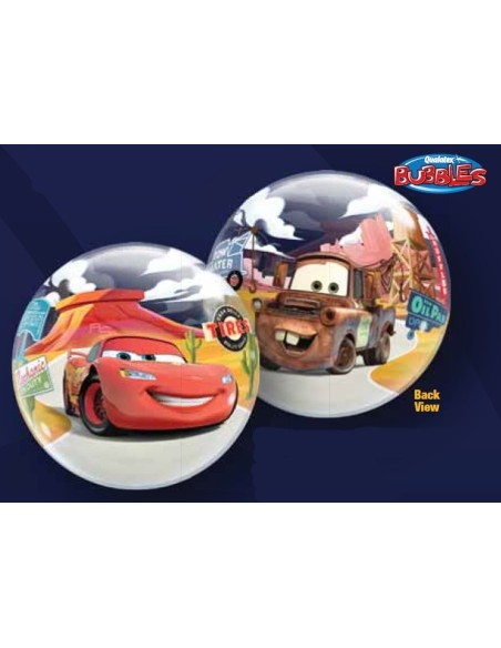 Palloncino Bubble 22" Cm. 56 Qualatex - Cars