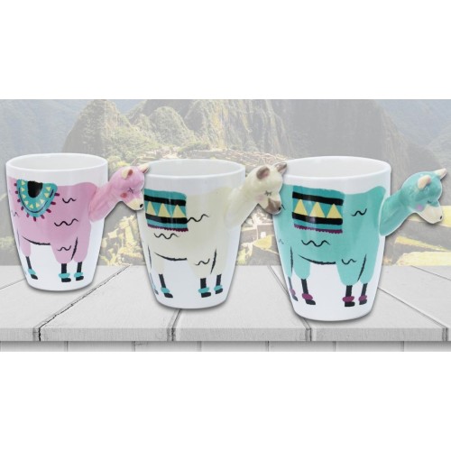Tazza mug ceramica con manico 3D - Lama - Colori assortiti