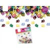 Confetti metallizzati multicolor 25 gr. - 40 anni