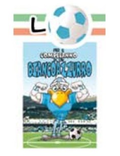 Biglietto auguri maxi calcio - Lazio