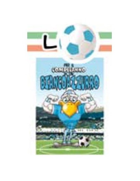 Biglietto auguri maxi calcio - Lazio
