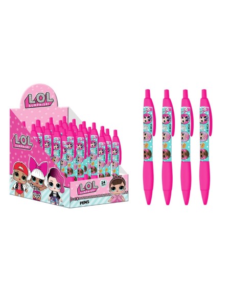 Penna con scatto Lol Surprise - Expo 24 pezzi