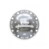 Palloncino Deco Chrome B-Loon 24" Argento stampa bianca - Felice Anniversario