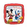 Palloncino mylar 18" quadrato Topolino e Paperino