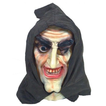 Maschera lattice soft deluxe strega con cappuccio