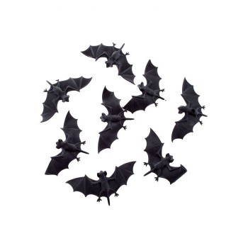 Pipistrelli in gomma Cm. 10 - Blister 8 pezzi