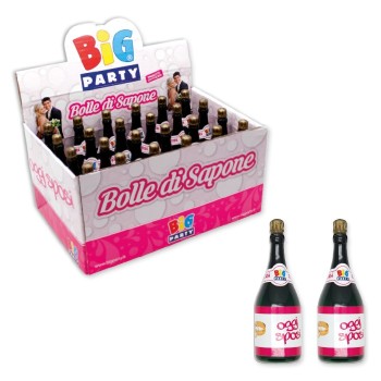 Bolle di sapone Wedding Bottiglia Champagne - Expo 24 pezzi