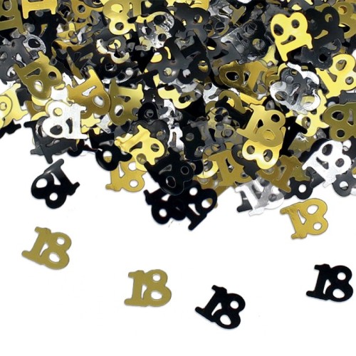 Confetti metallizzati 15 gr. Prestige - 18 Anni