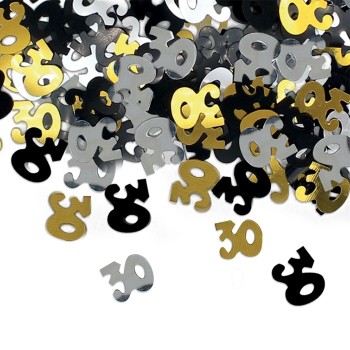 Confetti metallizzati 15 gr. Prestige - 30 Anni
