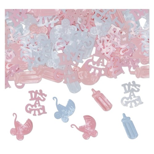 Confetti in plastica da tavolo 15 gr. - Baby Girl