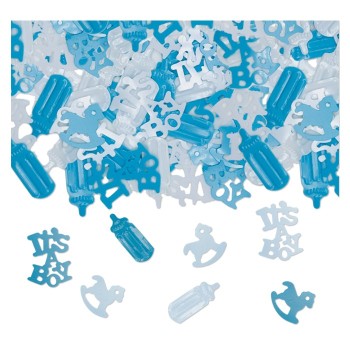 Confetti in plastica da tavolo 15 gr. - Baby Boy