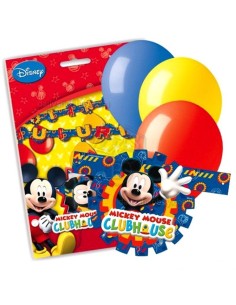 Festone scritta Mt. 2,30 con 6 palloncini Topolino