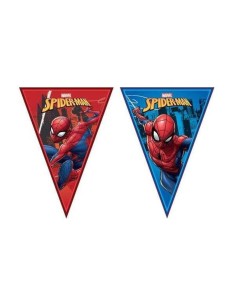Festone bandierine pvc Mt. 2,30 Spiderman