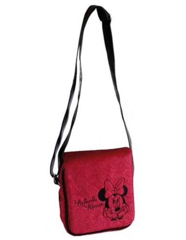 Borsa tracolla con pattina vellutata Minnie Cm. 23x20