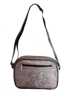 Borsa tracolla orizzontale vellutata Cucciolo Cm. 29x20