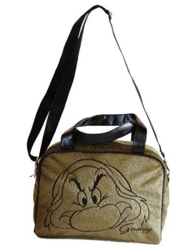 Borsa tracolla bauletto rettangolare vellutato Brontolo Cm. 32x23