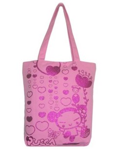 Borsa shopper tessuto Pucca - Colori assortiti