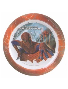 Piatto piano melamina Spiderman Amazing Cm. 22