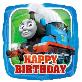 Palloncino mylar 18" Cm. 46 - Trenino Thomas Happy Birthday