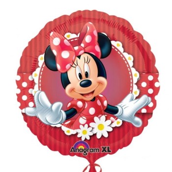 Palloncino mylar 18" Cm. 46 - Minnie rosso