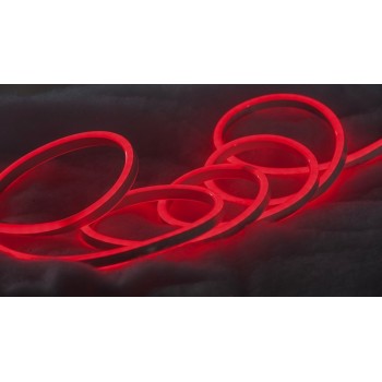 Tubo luminoso neon led bifacciale 720 Led interno/esterno - Rosso