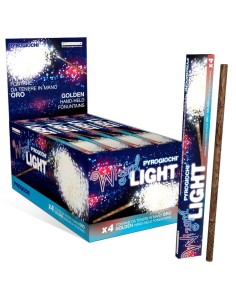 Bacchetta luminosa "Wizard of light" - Blister 4 pezzi