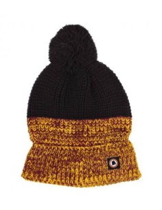 Cappello cuffia con pon pon bicolore AS Roma