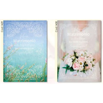 Biglietto auguri classico Matrimonio