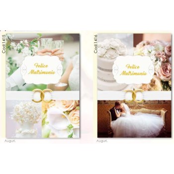 Biglietto auguri classico Matrimonio