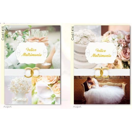 Biglietto auguri classico Matrimonio