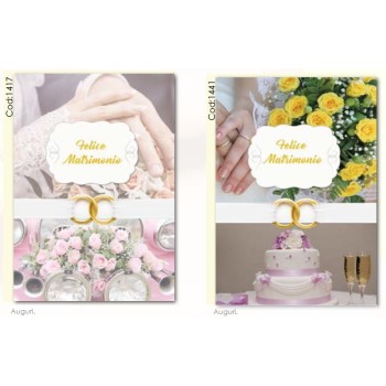 Biglietto auguri classico Matrimonio 2