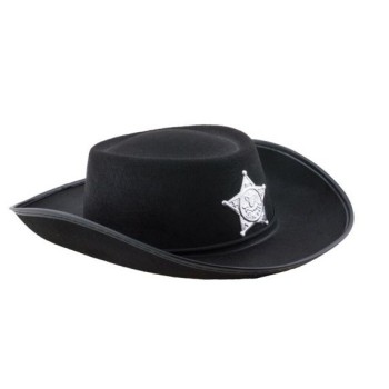 Cappello sceriffo bambino - Nero