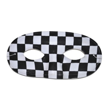 Mascherina per occhi quadretti Pierrot