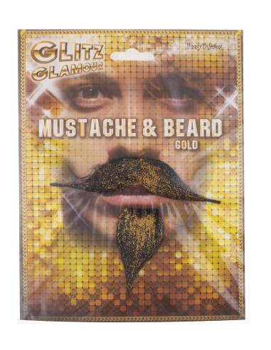 Baffi e barba Gold