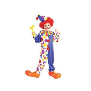 Costume completo "Clown" - Tg. 3/4 Anni