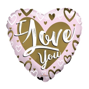 Palloncino mylar 18" Cm. 46 - Cuore I Love You